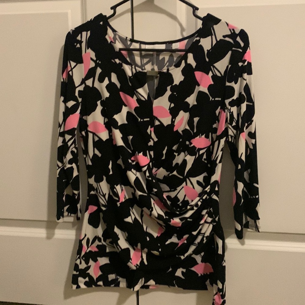 New York and company patterned stretch top